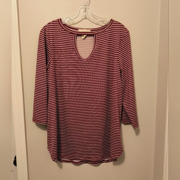 No Comment Plus Size Striped Top - Picture 5 of 7